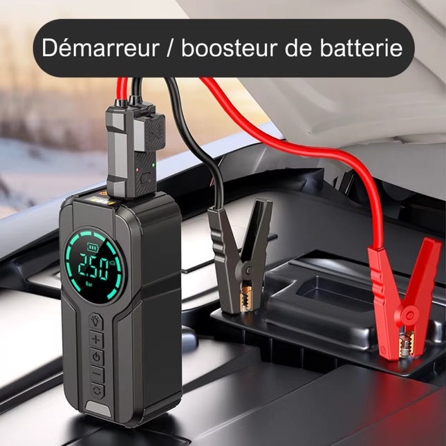 Rechargez - Démarreur/Gonfleur de Secours 5000A