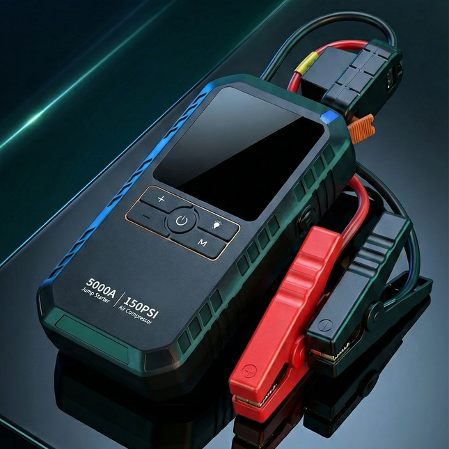 Rechargez - Démarreur/Gonfleur de Secours 5000A